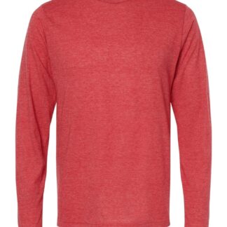 M&O - T-shirt en mélange de coton à manches longues