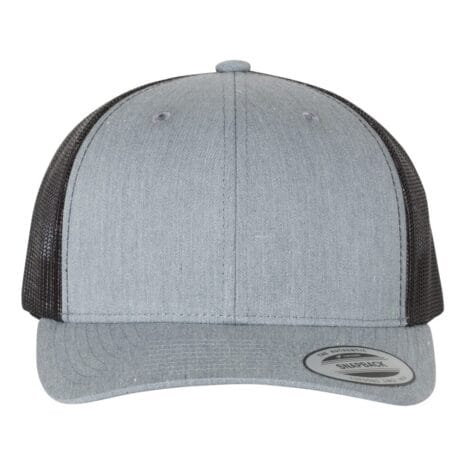 6606-Heather Grey-Black 6606-Heather Grey-Black